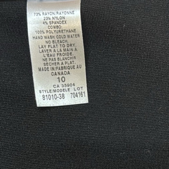 Soft Works black faux leather waterfall front jacket 10 - Picture 11 of 13